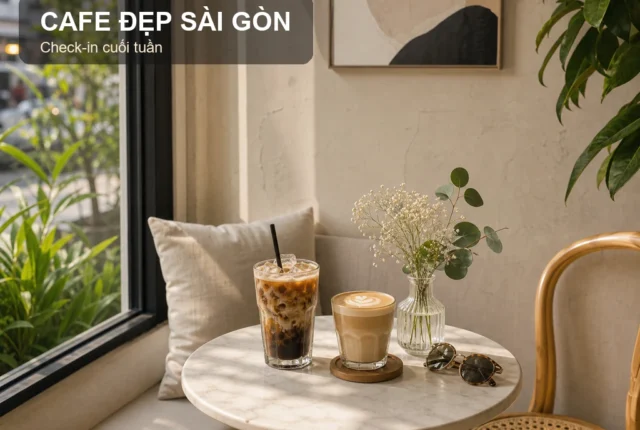 9 quán cafe đẹp Sài Gòn để check-in cuối tuần