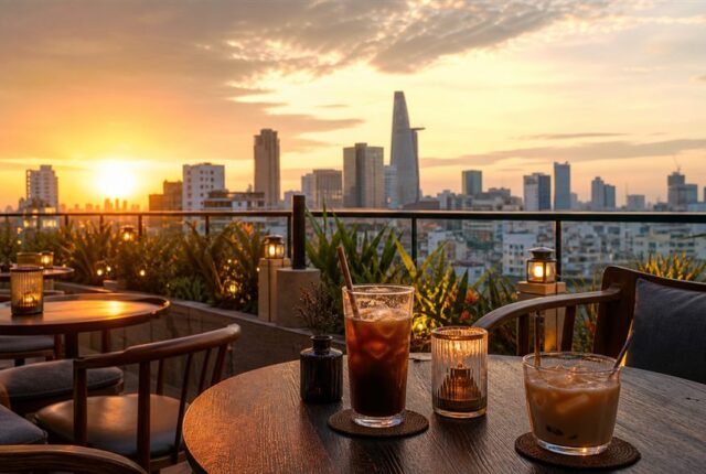 9 quán cafe rooftop Sài Gòn ngắm hoàng hôn cực chill