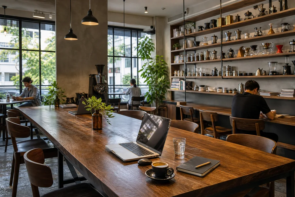 Không gian cafe specialty hợp làm việc ở trung tâm Sài Gòn