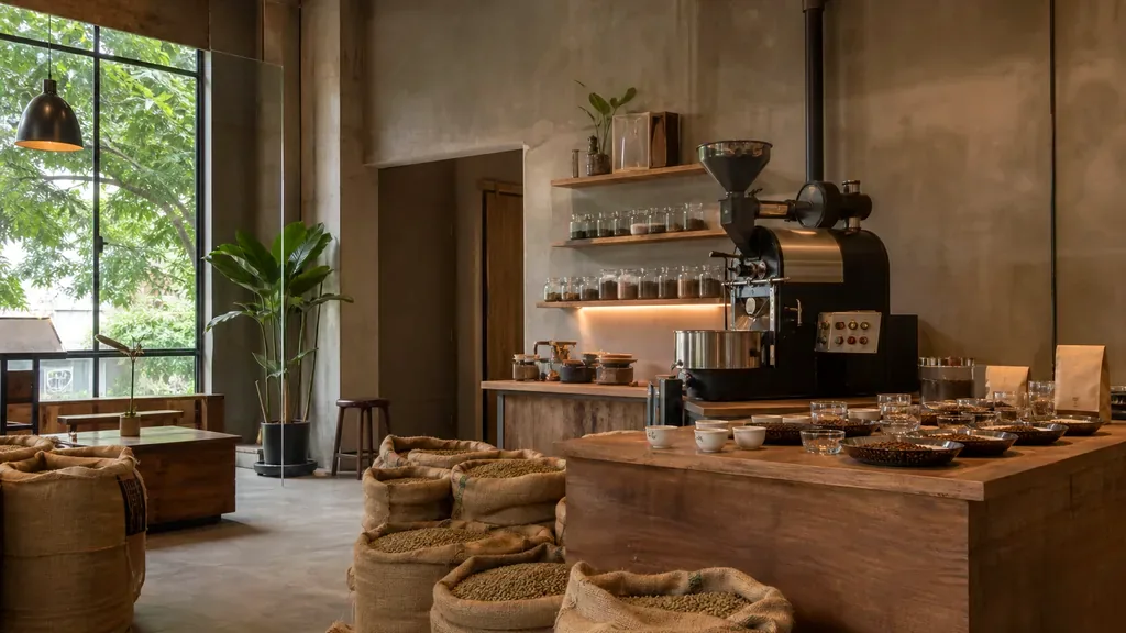 Góc cafe sau buổi làm việc buổi sáng