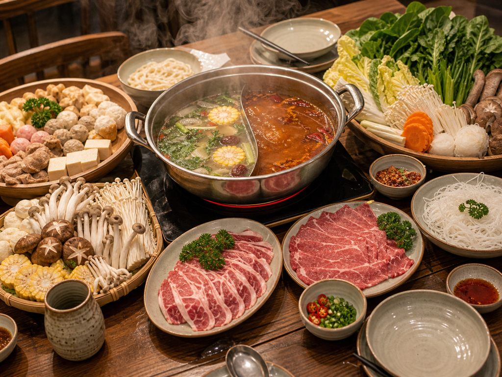 Bàn nướng lẩu kết hợp tại Sài Gòn