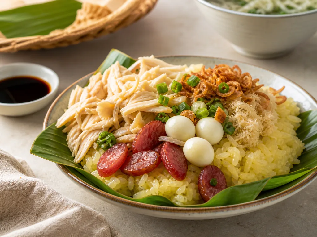Xôi mặn Sài Gòn đầy topping cho bữa sáng