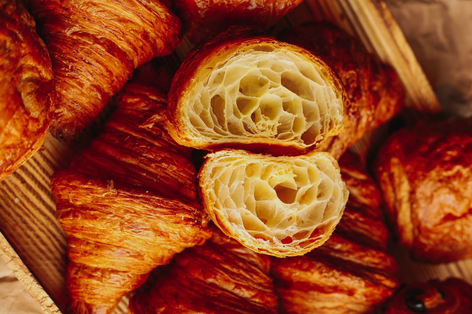 Bánh croffle croissant waffle